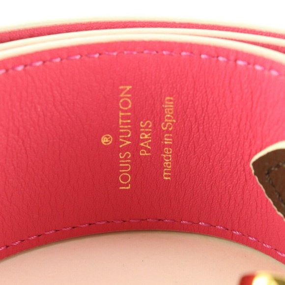 Louis Vuitton Monogram x Fuchsia Reversible Guitar Strap Shoulder 1LK0216 main image 11